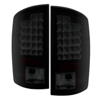 Dodge Ram 02-06 1500 / Ram 2500/3500 03-06 LED Tail Light - Svarta Röktonade Spyder Auto